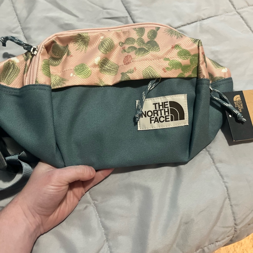 The North Face Green and Pink Cross Body